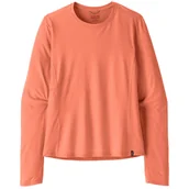 Koszulki sportowe damskie - Koszulka damska Patagonia Women's Long-Sleeved Capilene Cool Sun Shirt Rozmiar: XS / Kolor: pomarańczowy - miniaturka - grafika 1