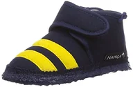 Buty dla dziewczynek - Nanga Bienchen płaskie kapcie dziecięce, uniseks, niebieski - niebieski ciemnoniebieski 32-21 EU - miniaturka - grafika 1
