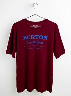 Koszulki męskie - Burton Męski T-shirt Durable Goods liliowy Mulled Berry 46 20382105503 - grafika 1