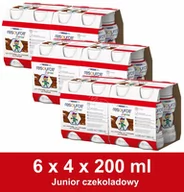 Żywienie medyczne - Resource Junior czekoladowy w sześciopaku (6x) 4 x 200 ml - miniaturka - grafika 1