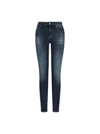 Spodnie damskie - ARMANI EXCHANGE Denim, Super Skinny, Stretch bawełniane dżinsy damskie, Indigo Denim, S - miniaturka - grafika 1