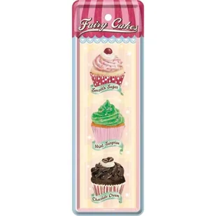 Zakładka Metalowa Fairy Cakes - Cupcake - Zakładki do książek - miniaturka - grafika 1