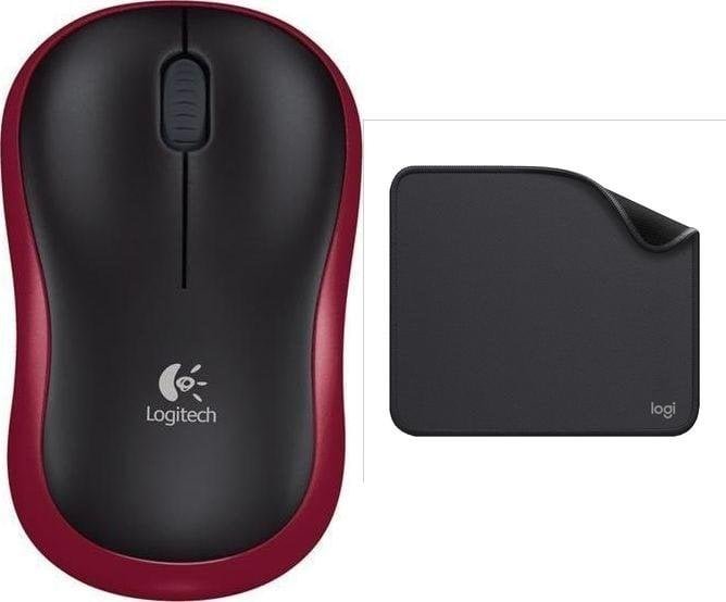 Logitech M185 Czerwona 910-002240 + Studio Series - GRAPHITE 956-000049