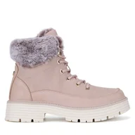 Botki damskie - Botki Beverly Hills Polo Club V12-703 Różowy - miniaturka - grafika 1