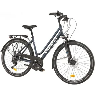 Rower trekkingowy INDIANA X-Road 5.0 D19 28 cali damski Granatowo-srebrny - Rowery - miniaturka - grafika 1