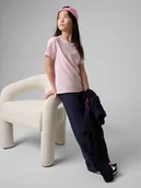 Koszulki dla dziewczynek - 4F T-shirt regular z nadrukiem dziewczęcy - różowy 164 (13-14 lat) - miniaturka - grafika 1