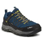 CMP Kids Rigel Low Trekking Shoes Wp 3Q13244J Blue Ink/Yellow 10MF