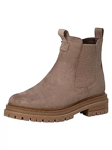 s.Oliver Damskie [Kobiety] 5-25435-41 Chelsea kozaki, taupe, 37 EU, szarobrązowy, 37 EU - Kozaki damskie - miniaturka - grafika 1