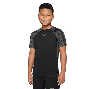 Nike Unisex Kids Short Sleeve Top Y Nk Df Strk Ss Top K, czarny/antracytowy/biały, DH9161-011, S - Koszulki i topy damskie - miniaturka - grafika 1