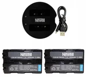 Ładowarki i akumulatory - ZESTAW NEWELL ŁADOWARKA+2AKUMULATORY DO SONY NP-FM500H - miniaturka - grafika 1