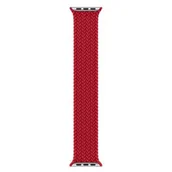 Akcesoria do smartwatchy - Oryginalny Pasek Apple Braided Solo Loop Red 41mm rozmiar 3 - miniaturka - grafika 1