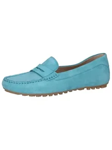 Caprice Damskie mokasyny 9-24651-42, niebieski zamsz, 37 EU, Blue Suede, 37 eu - Moda i Uroda OUTLET - miniaturka - grafika 1