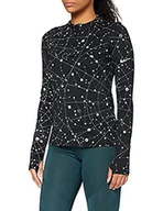 Bluzy damskie - Nike Damski element Flsh Top bluza damska czarny czarny/odblaskowy srebrny S - miniaturka - grafika 1