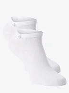 Skarpetki damskie - Calvin Klein Damskie skarpety do obuwia sportowego pakowane po 2 szt. Kobiety Bawełna biały jednolity, ONE SIZE - miniaturka - grafika 1