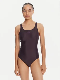 adidas Strój kąpielowy 3-Stripes JZ5509 Fioletowy Slim Fit - Stroje kąpielowe - miniaturka - grafika 1
