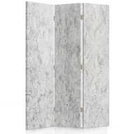 Parawany - Parawan pokojowy FEEBY, Betonowa ściana 2, Obrotowy 110x170cm 3-częściowy - miniaturka - grafika 1