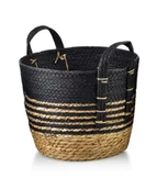 Kosze wiklinowe - BALI Kosz L 28x23cm BOHO - miniaturka - grafika 1