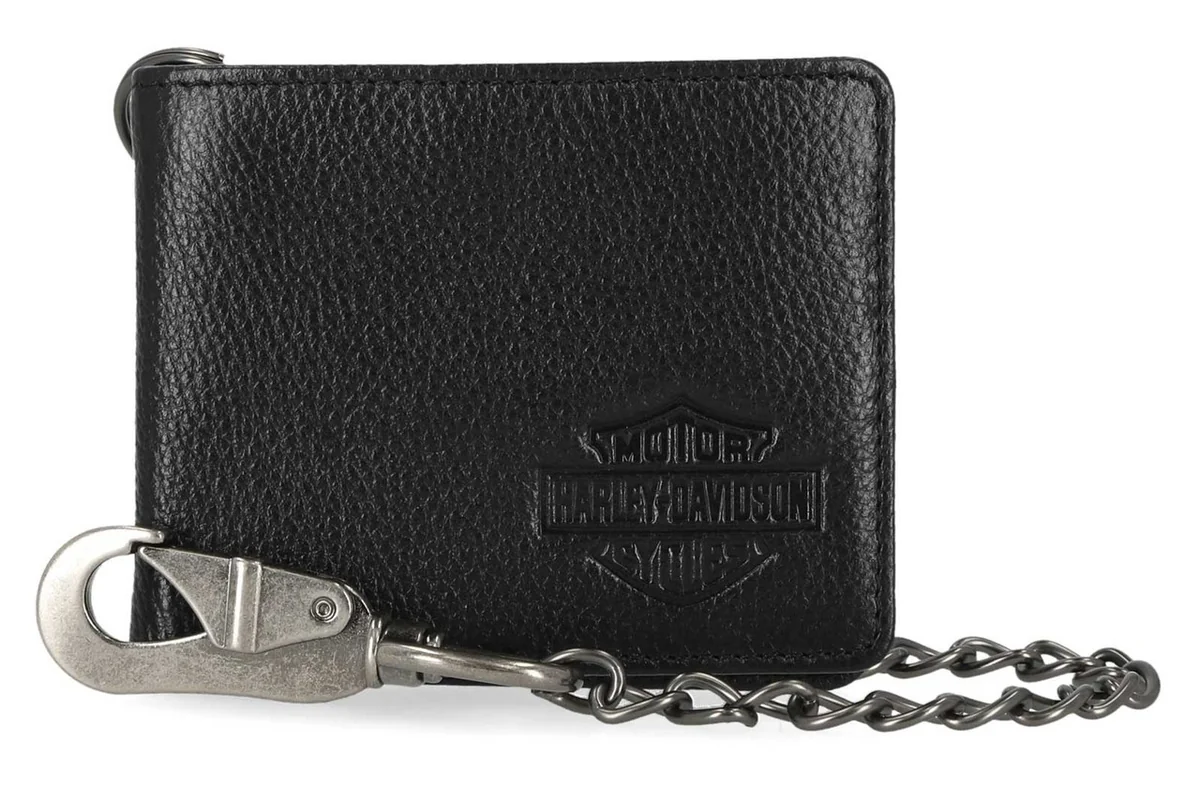 Portfel męski Harley-Davidson Bar & Shield z łańcuchem