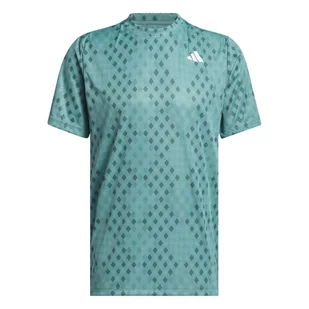 Koszulka męska adidas Club Tennis Climacool Graphic T-Shirt Green S - Koszulki sportowe męskie - miniaturka - grafika 1