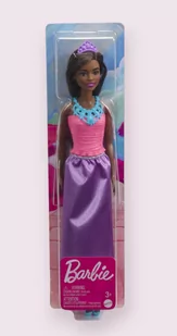 Lalka Barbie Księżniczka Fioletowa Sukienka Hgr02 - Lalki dla dziewczynek - miniaturka - grafika 1