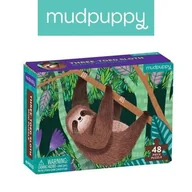 Puzzle - Mudpuppy LENIWIEC TRÓJPALCZASTY - Puzzle Mini 4+ - 48 elementówi - MP57150 - miniaturka - grafika 1