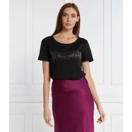 Koszulki i topy damskie - Patrizia Pepe T-shirt Regular Fit - miniaturka - grafika 1
