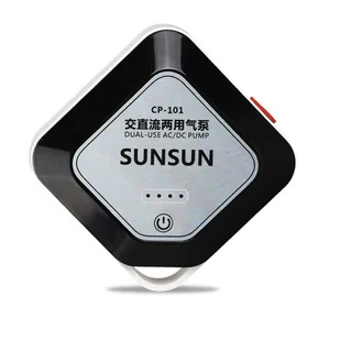 SunSun AC/DC AirPump - napowietrzacz bateryjny i 220V SunSun AirPump CP-101 BATERYJNY - Pozostałe akcesoria do akwarium SunSun AC/DC AirPump - napowietrzacz bateryjny i 220V SunSun AirPump CP-101 BATERYJNY - Pozostałe akcesoria do akwarium - miniaturka - grafika 1