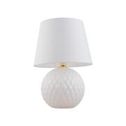 Lampy stojące - Santana lampa stołowa 1-punktowa biała 5593 - miniaturka - grafika 1