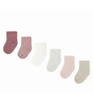 Skarpetki dla dzieci - Zestaw 6 par wysokich skarpet dziecięcych Mayoral 9758 Kolorowy - miniaturka - grafika 1
