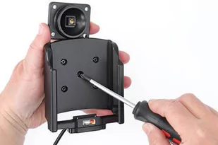 Brodit Uchwyt aktywny do instalacji na stałe ze stacją dokującą POGO-PIN do Samsung Galaxy Xcover 6 Pro - Uchwyty samochodowe do telefonów - miniaturka - grafika 3