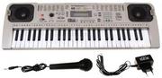 Instrumenty muzyczne dla dzieci - Duże Wielofunkcyjne Organy/Keyboard + Mikrofon + Zasilacz + USB... - miniaturka - grafika 1