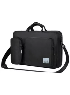 Teczki i aktówki - Jack Wolfskin Unisex – New York 2 W 1 Flipbag Aktówka, Ultra Black, One Size - grafika 1