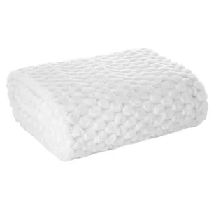 Koc 130 x 160 Flanelowy Design Cindy6 Biały - Koce - miniaturka - grafika 2