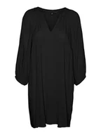 Bluzki damskie - Vero Moda Tunika "Lova" w kolorze czarnym - miniaturka - grafika 1