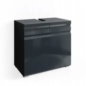 Szafki łazienkowe - Szafka Pod Umywalkę Freddy Antracyt Połysk Vicco - miniaturka - grafika 1