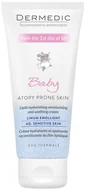 Kremy dla dzieci - Dermedic EMOLIENT LINUM Baby Nawilżająco-kojący krem uzupełniający lipidy skóry - miniaturka - grafika 1