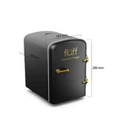 Pozostałe urządzenia kosmetyczne - Fluff Lodówka kosmetyczna Czarna - miniaturka - grafika 1