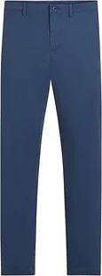 TOMMY HILFIGER SPODNIE MĘSKIE CHINOSY NIEBIESKIE NA ZAMEK 35/36 JSH - Spodnie męskie - miniaturka - grafika 1