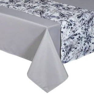 Obrus z bieżnikiem EUROFIRANY Anita 3 140 x 260 cm Jasnoszary - Obrusy i serwetki - miniaturka - grafika 1