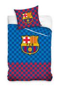 Pościel dla dzieci - Carbotex Pościel Piłkarska FC Barcelona 160x200 herb klubowa fcb192029 - miniaturka - grafika 1