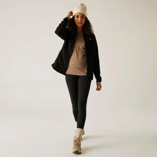 Regatta Bluza damska z kapturem Elinn Czarny, Rozmiar: 40 - Bluzy damskie - miniaturka - grafika 1