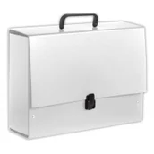 Teczki i skoroszyty - Penmate Teczka z rączką B4 Jumbo biała - miniaturka - grafika 1