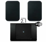 Głośniki i kolumny - Bluesound Professional Zestaw bezprzewodowy ze streamingiem muzycznym 2x BSP125B + 1x BSW150B - miniaturka - grafika 1