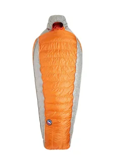 Śpiwór puchowy Big Agnes Torchlight Ul 30 (183 cm) Regular Left - orange/gray - Śpiwory - miniaturka - grafika 1