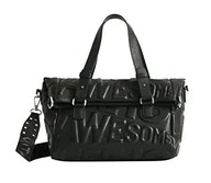 Torebki damskie - Desigual Womens Bols_POMPEYA LOVERTY 2.0 Hand Bag, Black, One Size, czarny, jeden rozmiar - miniaturka - grafika 1