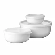 Pojemniki kuchenne - Zestaw 3 pojemników lumina 250 750 1500 ml white 106288130600 kod: 106288130600 - miniaturka - grafika 1