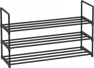 Regał Na Buty Metal 92x 55x 30,5 cm czarny 3 Półki - Szafki na buty Regał Na Buty Metal 92x 55x 30,5 cm czarny 3 Półki - Szafki na buty - miniaturka - grafika 1