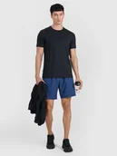 Spodenki męskie - 4F Spodenki treningowe szybkoschnące męskie - granatowe 3XL - miniaturka - grafika 1