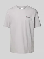 Koszulki męskie - T-shirt z nadrukiem z logo - miniaturka - grafika 1