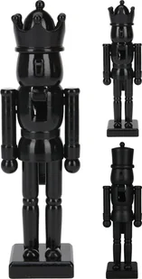 Dziadek do orzechów 25CM CZARNY 2 RODZAJ - Figurki dekoracyjne - miniaturka - grafika 1